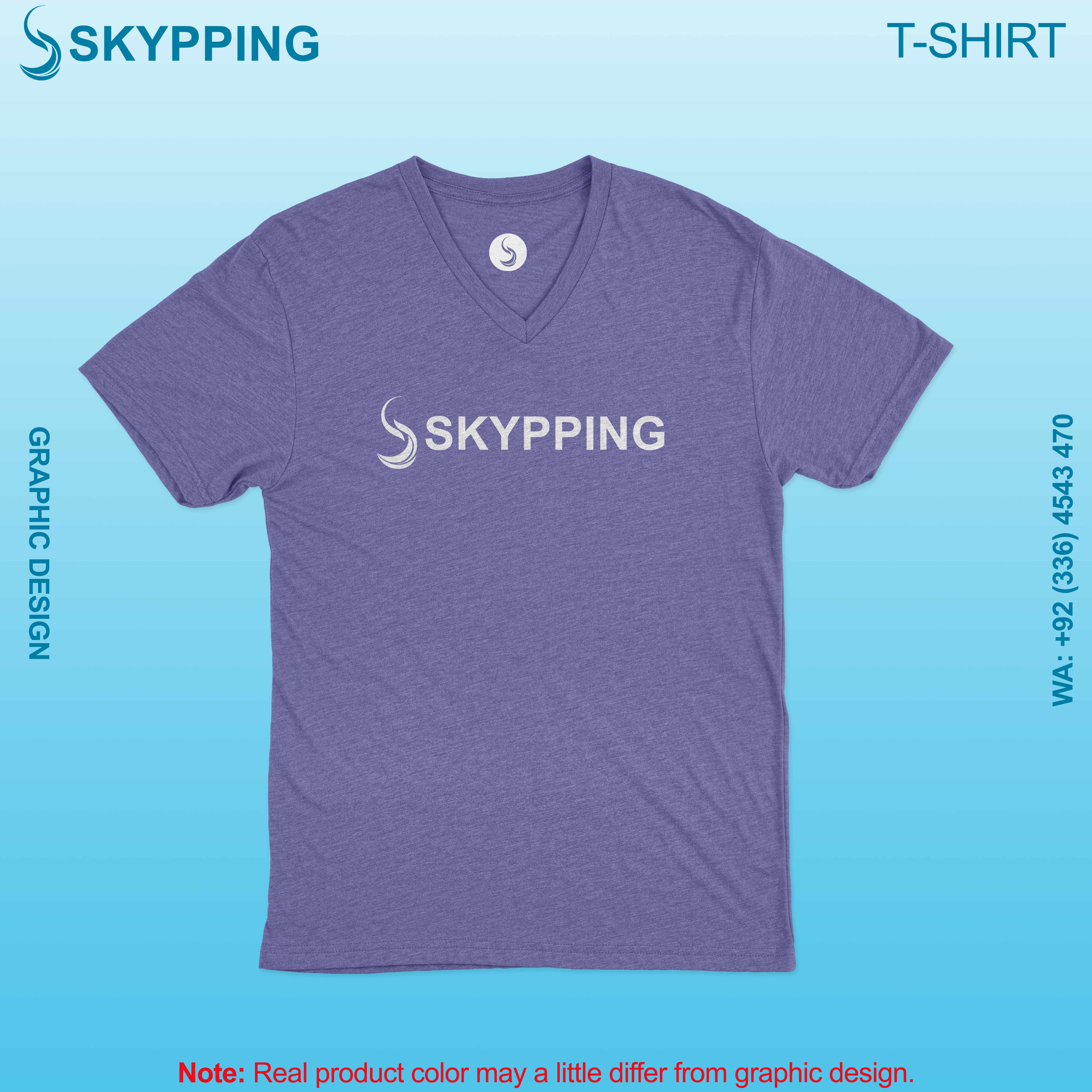 V-Neck Short set-in style sleeve t-shirt for men